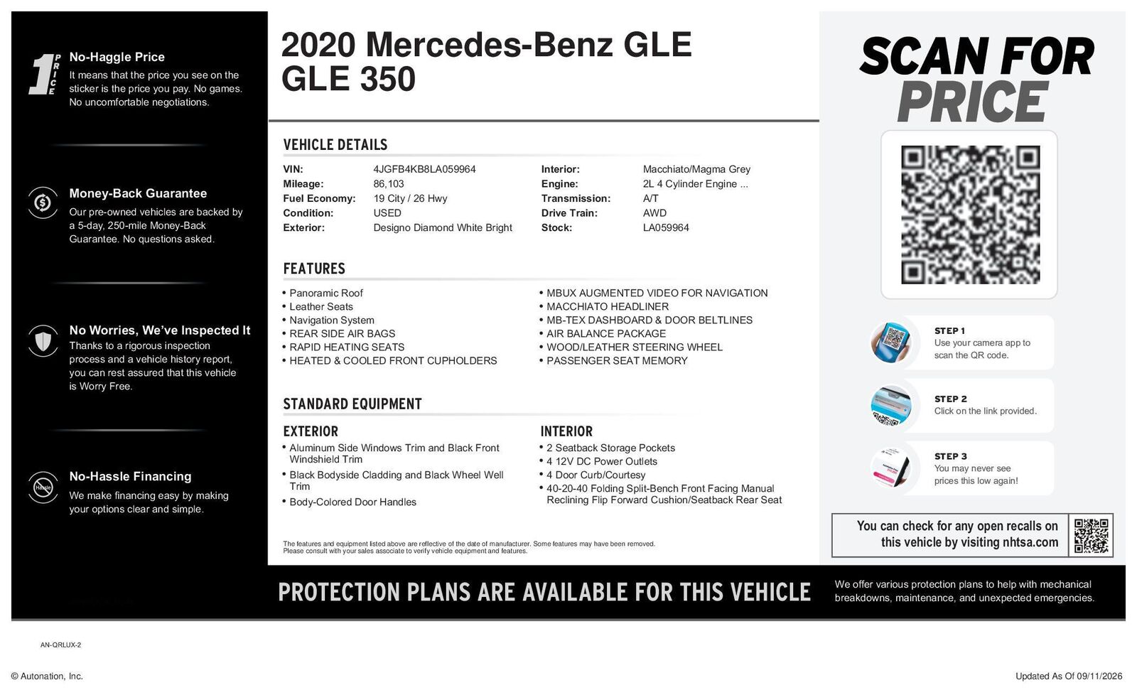 2020 Mercedes-Benz GLE-Class