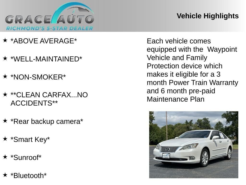 2012 Lexus ES