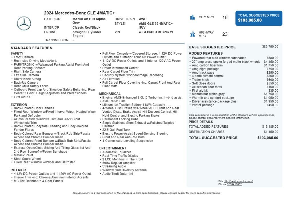 2024 Mercedes-Benz GLE-Class