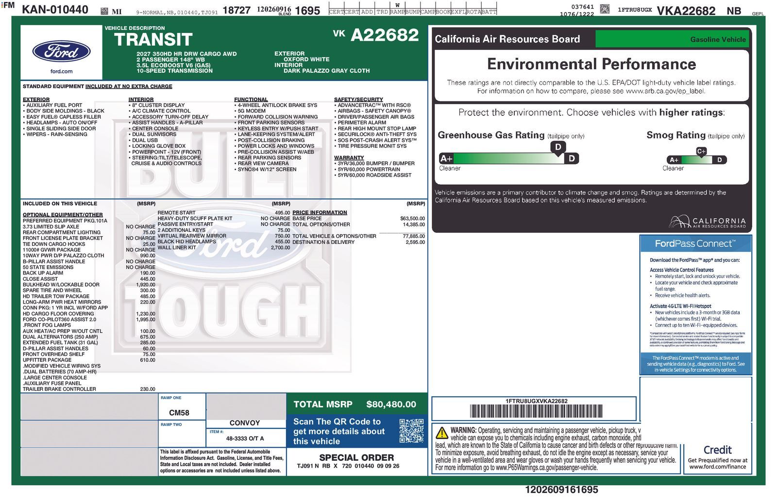 2027 FORD Transit