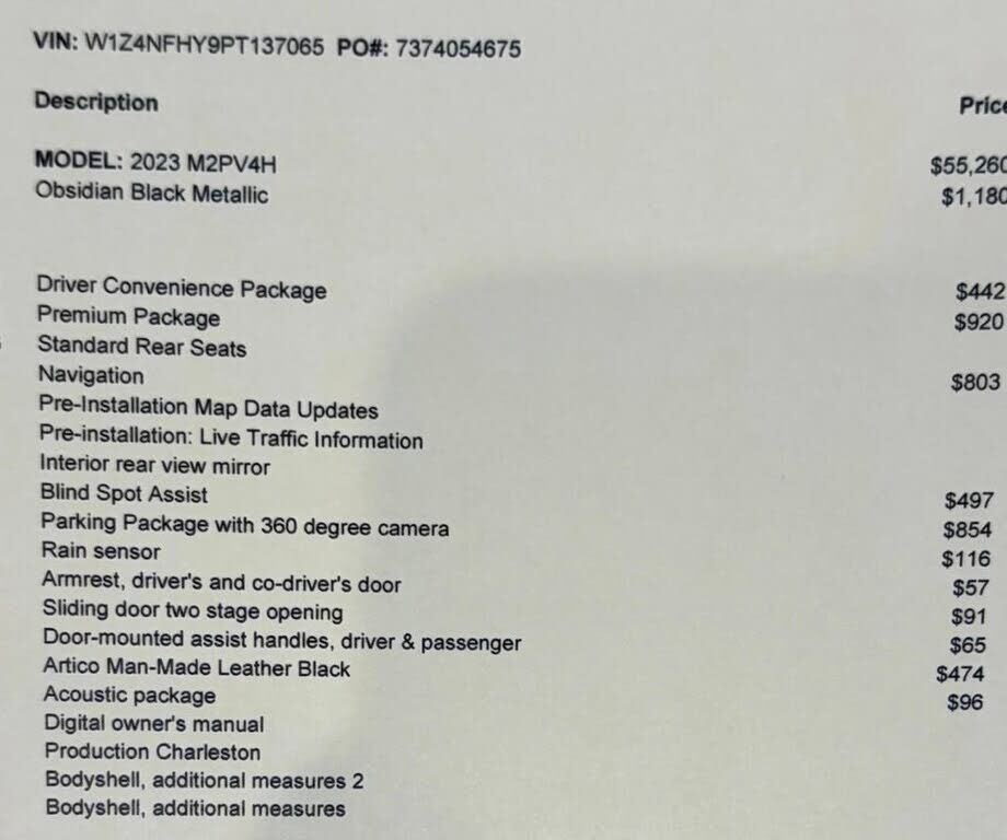 2023 Mercedes-Benz Sprinter