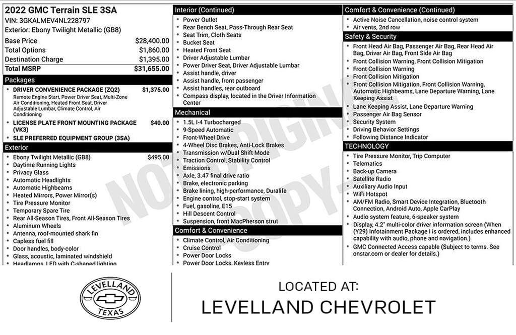 2022 GMC Terrain