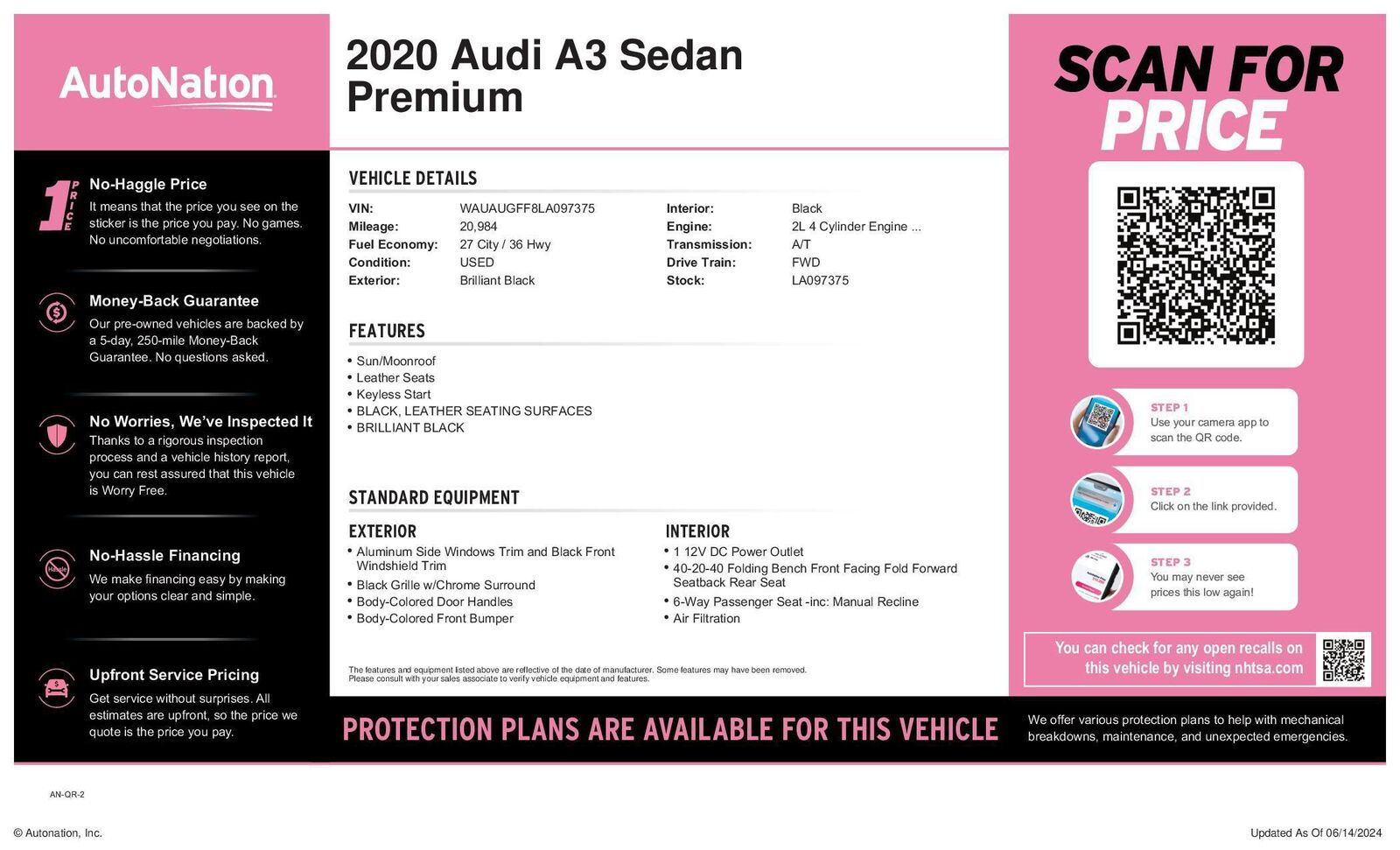 2020 Audi A3