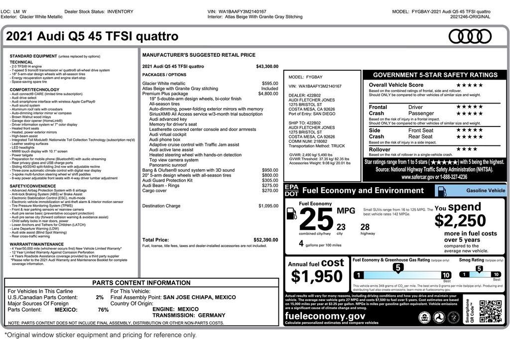 2021 Audi Q5