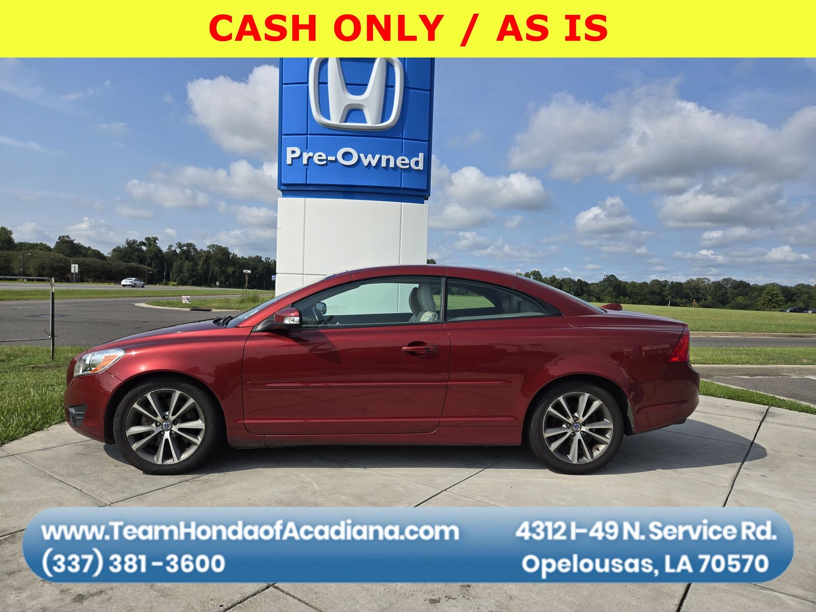 2011 VOLVO C70