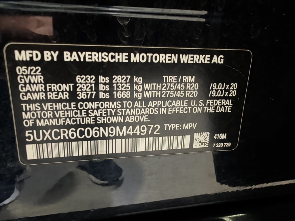 2022 BMW X5