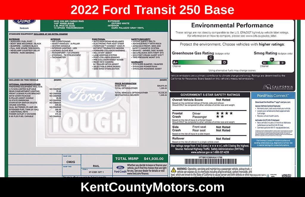 2022 FORD Transit