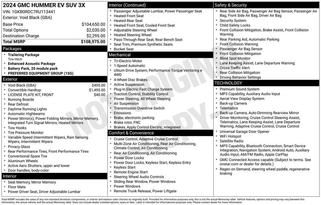 2024 GMC Hummer EV SUV
