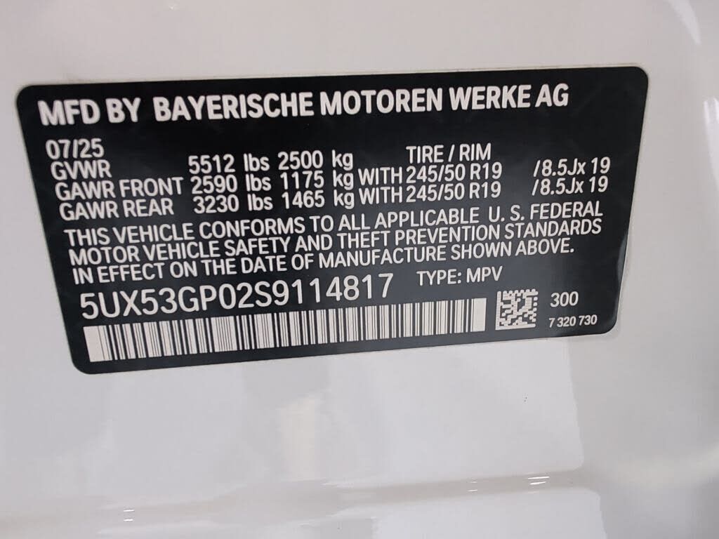 2025 BMW X3