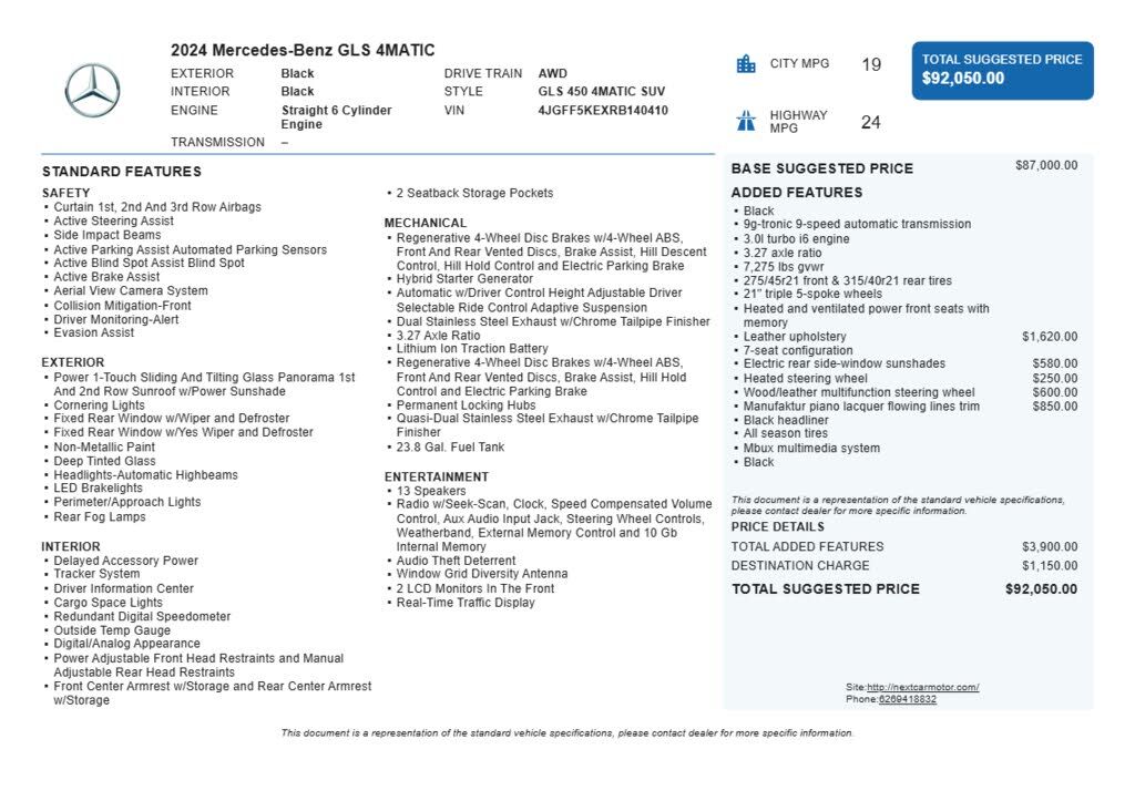 2024 Mercedes-Benz GLS-Class