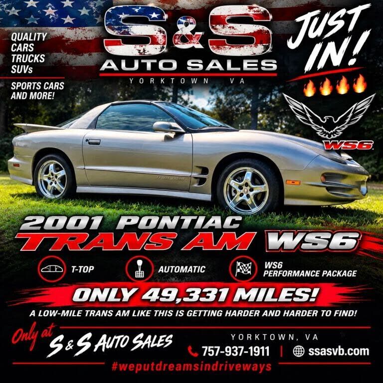 2001 PONTIAC Firebird