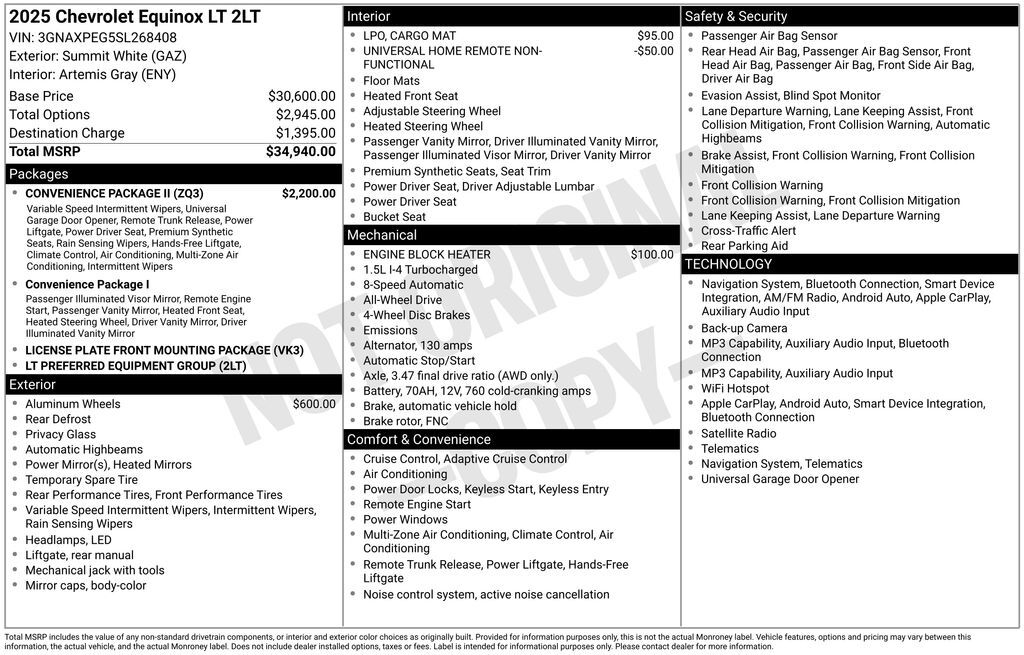 2025 CHEVROLET Equinox