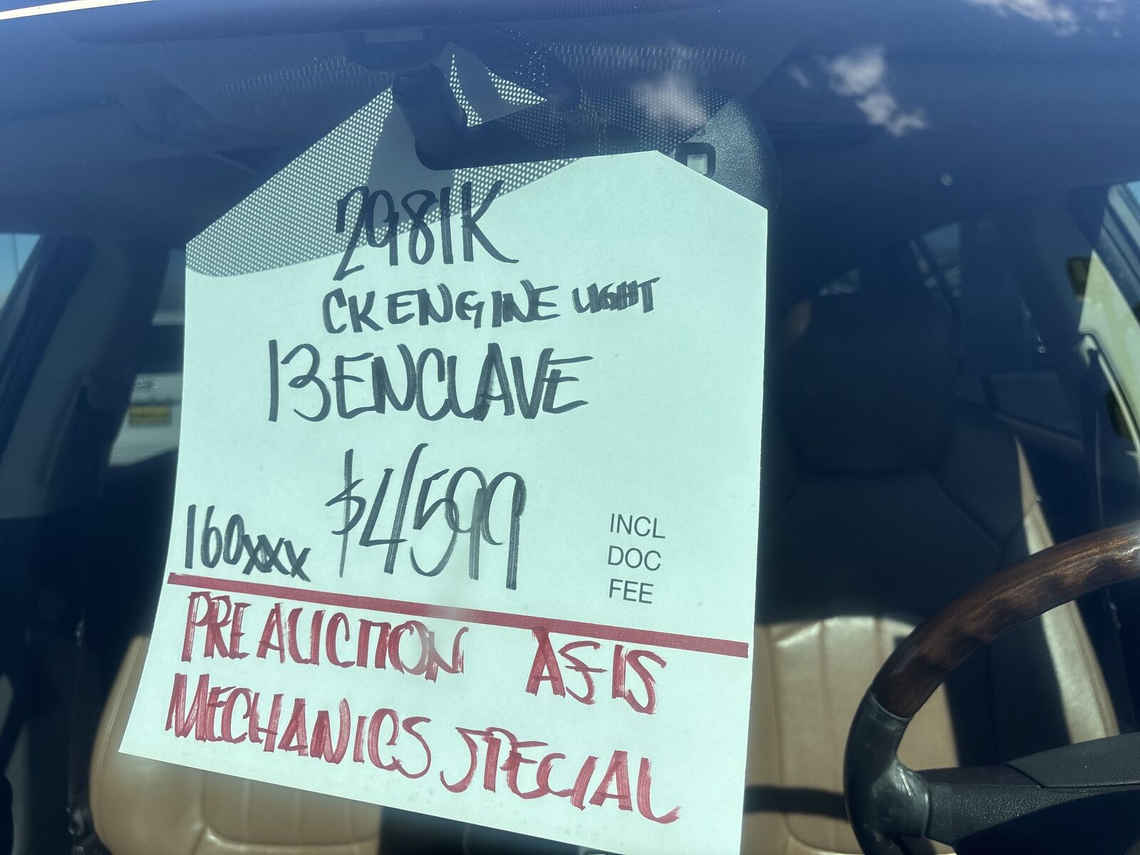 2013 BUICK Enclave