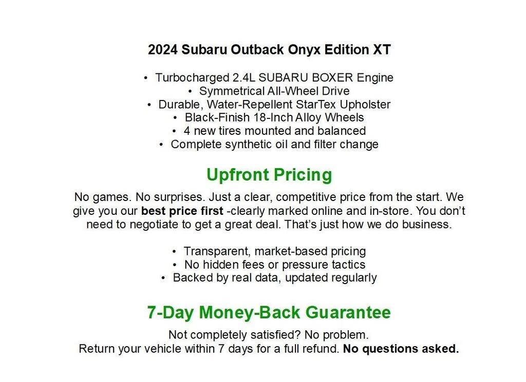 2024 SUBARU Outback