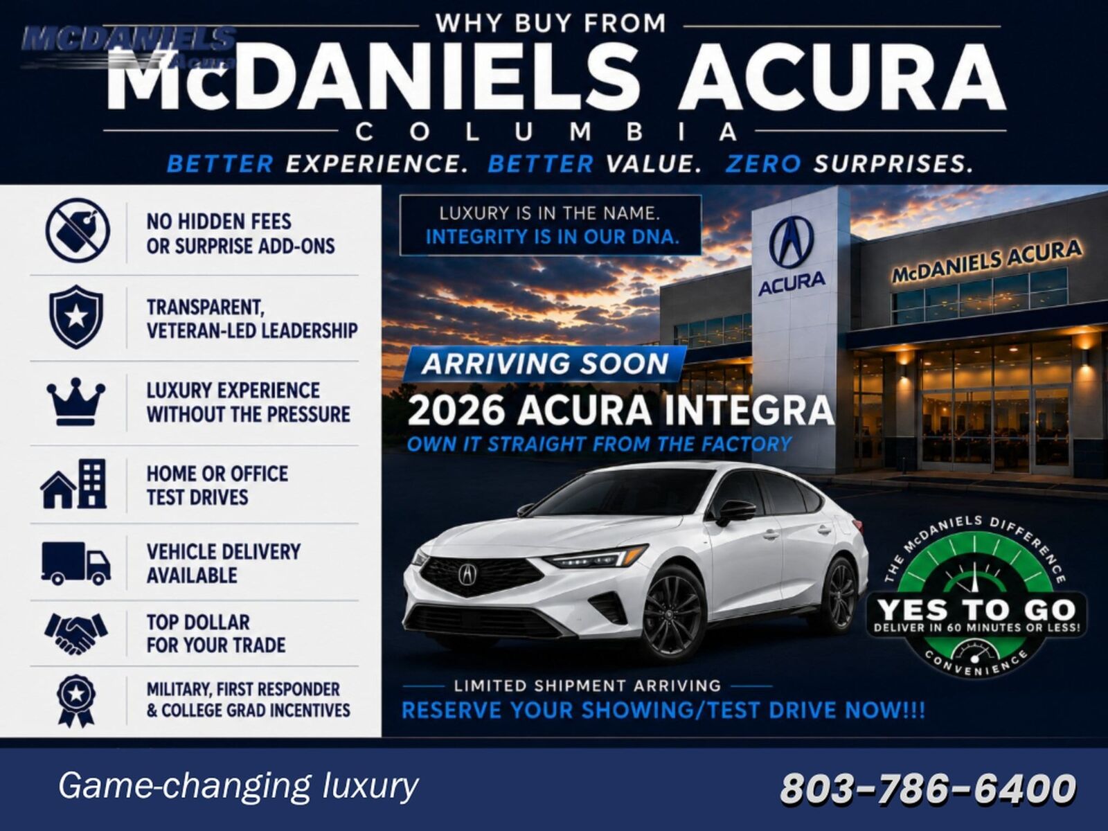 2026 ACURA Integra