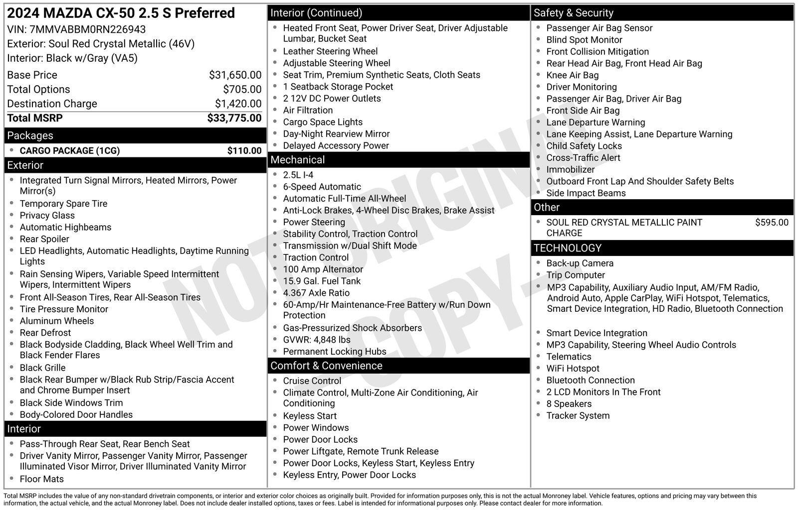 2024 MAZDA CX-50