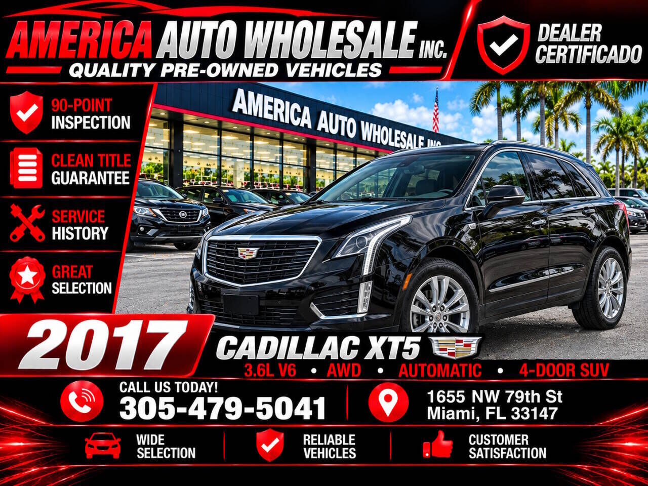 2017 CADILLAC XT5