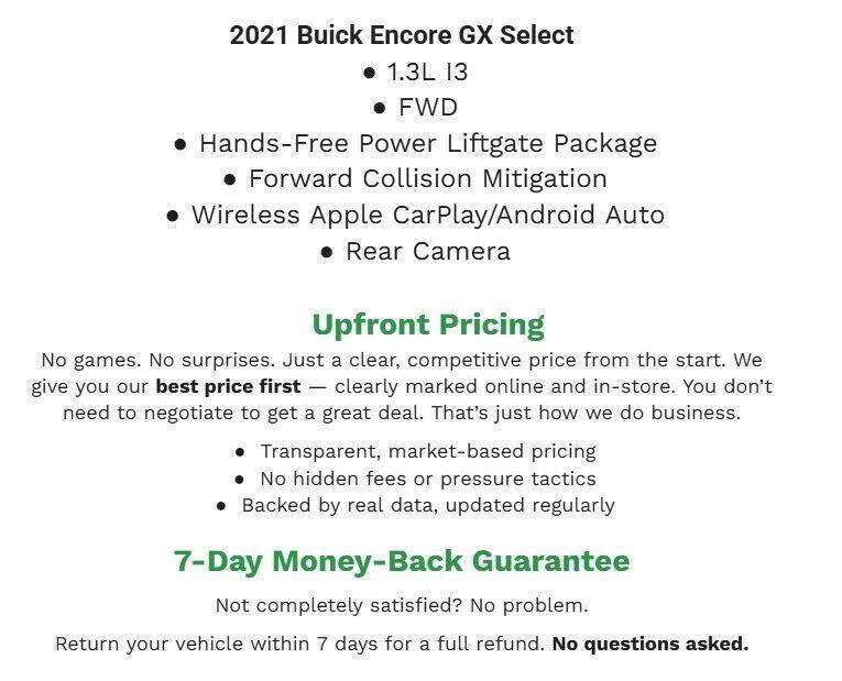 2021 BUICK Encore GX