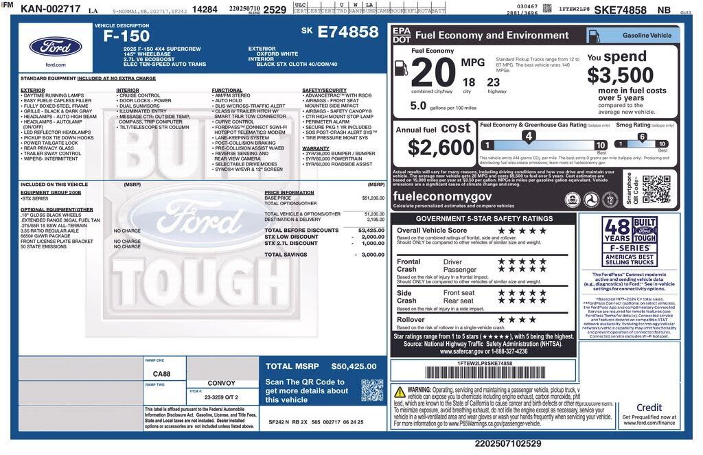 2025 FORD F-150