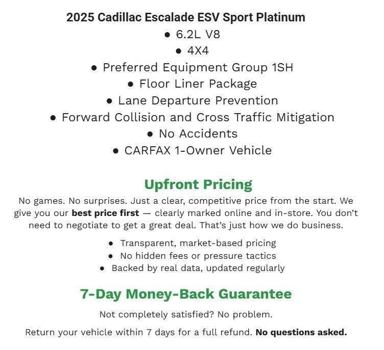 2025 CADILLAC Escalade ESV