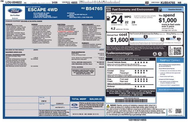 2019 FORD Escape