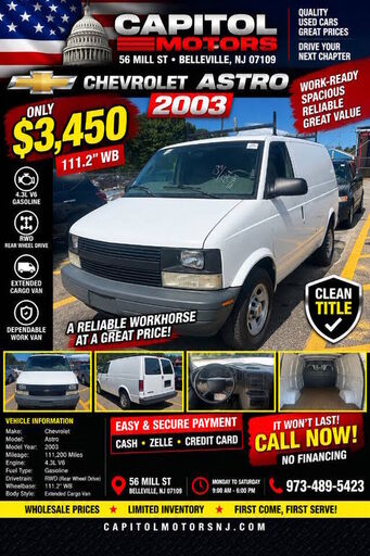 2003 CHEVROLET Astro Van