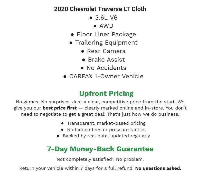 2020 CHEVROLET Traverse