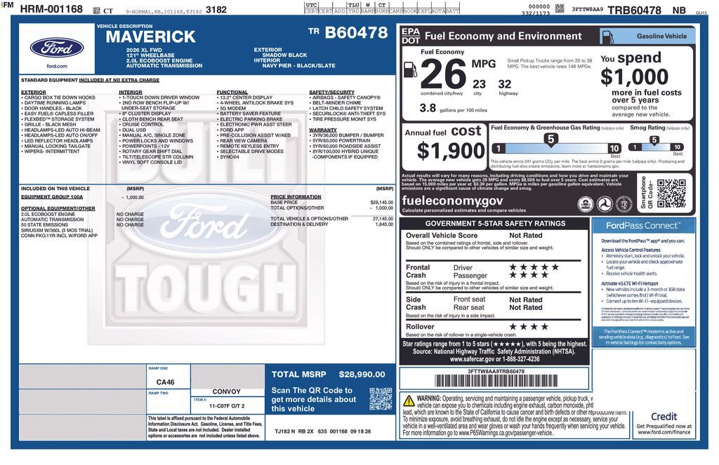 2026 FORD Maverick