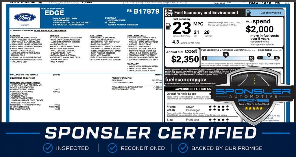 2024 FORD Edge