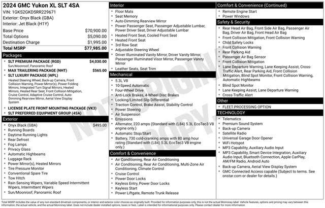 2024 GMC Yukon XL