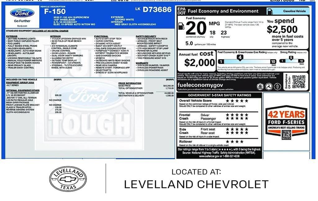 2020 FORD F-150