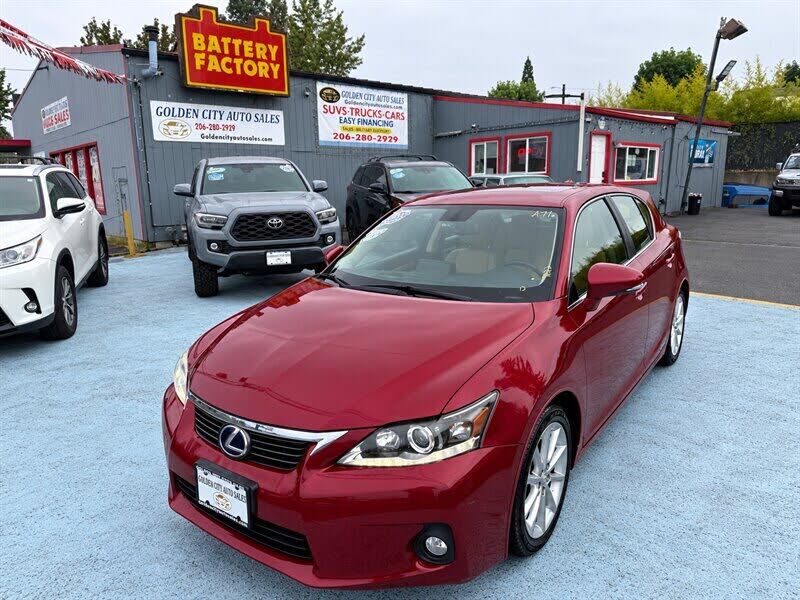 2012 LEXUS CT