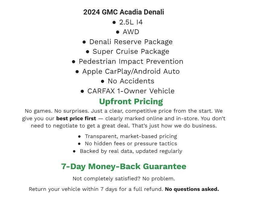 2024 GMC Acadia