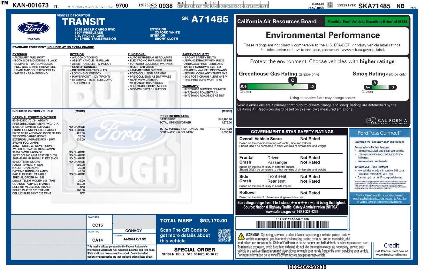 2025 FORD Transit