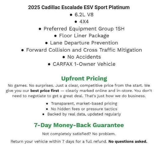 2025 CADILLAC Escalade ESV