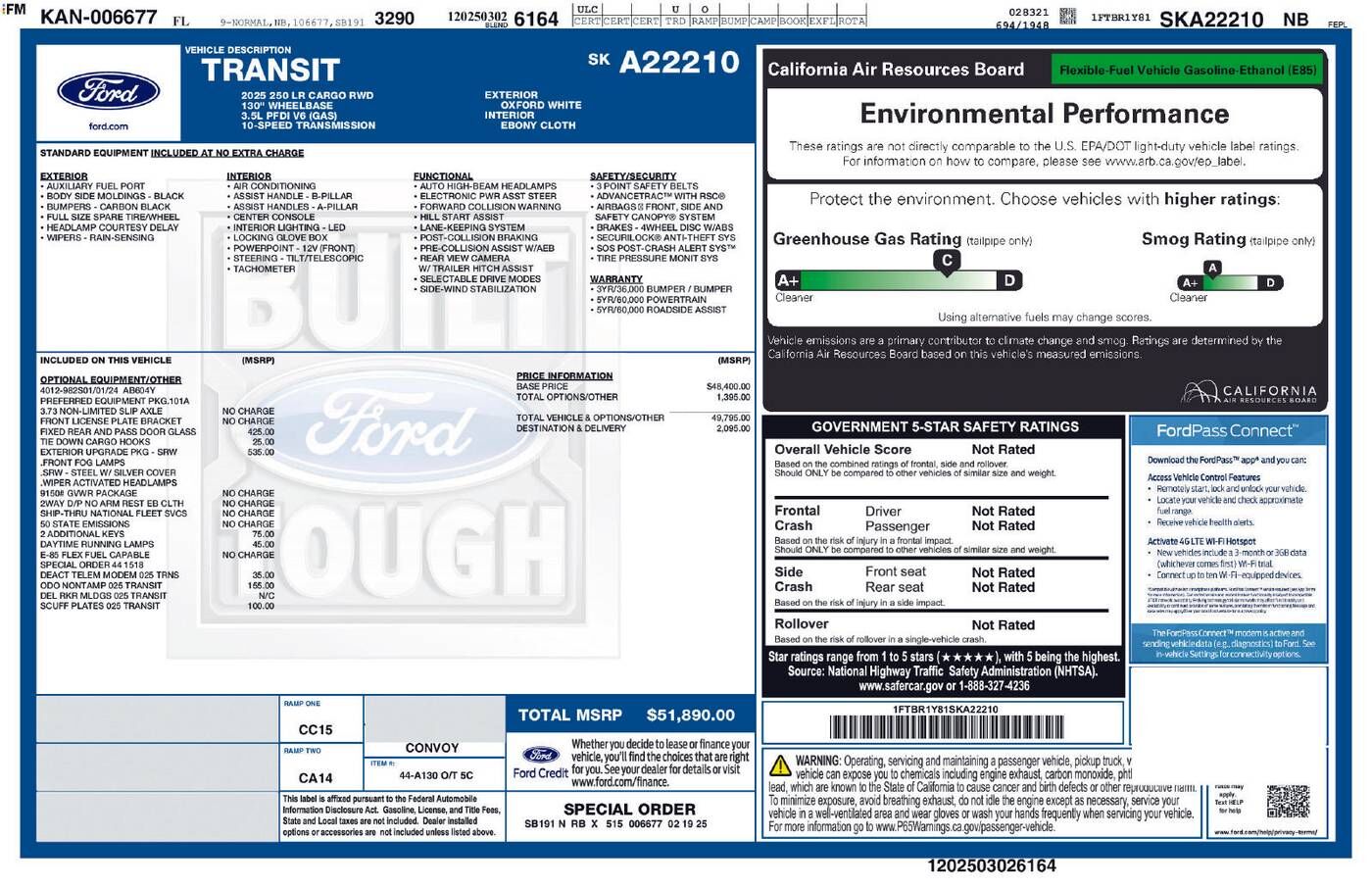 2025 FORD Transit