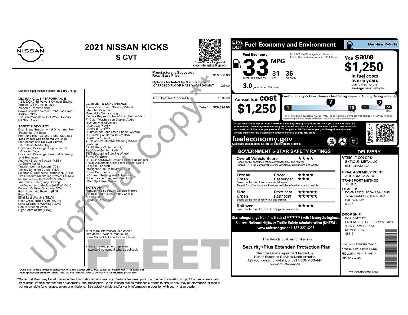 2021 NISSAN Kicks
