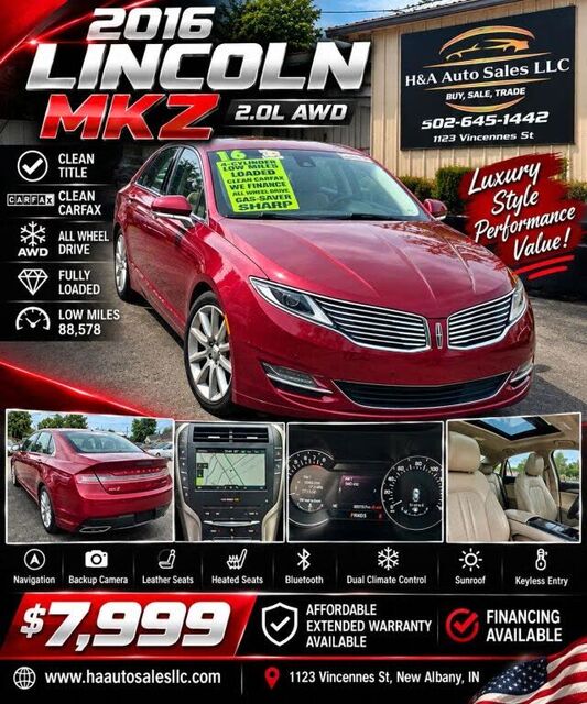 2016 LINCOLN MKZ