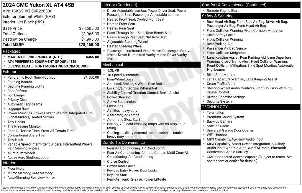 2024 GMC Yukon XL