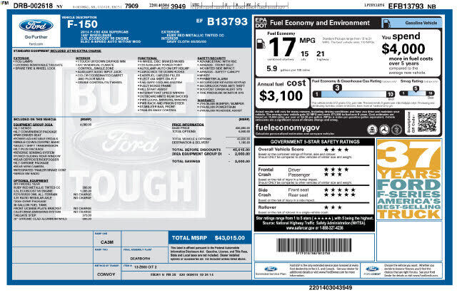 2014 FORD F-150