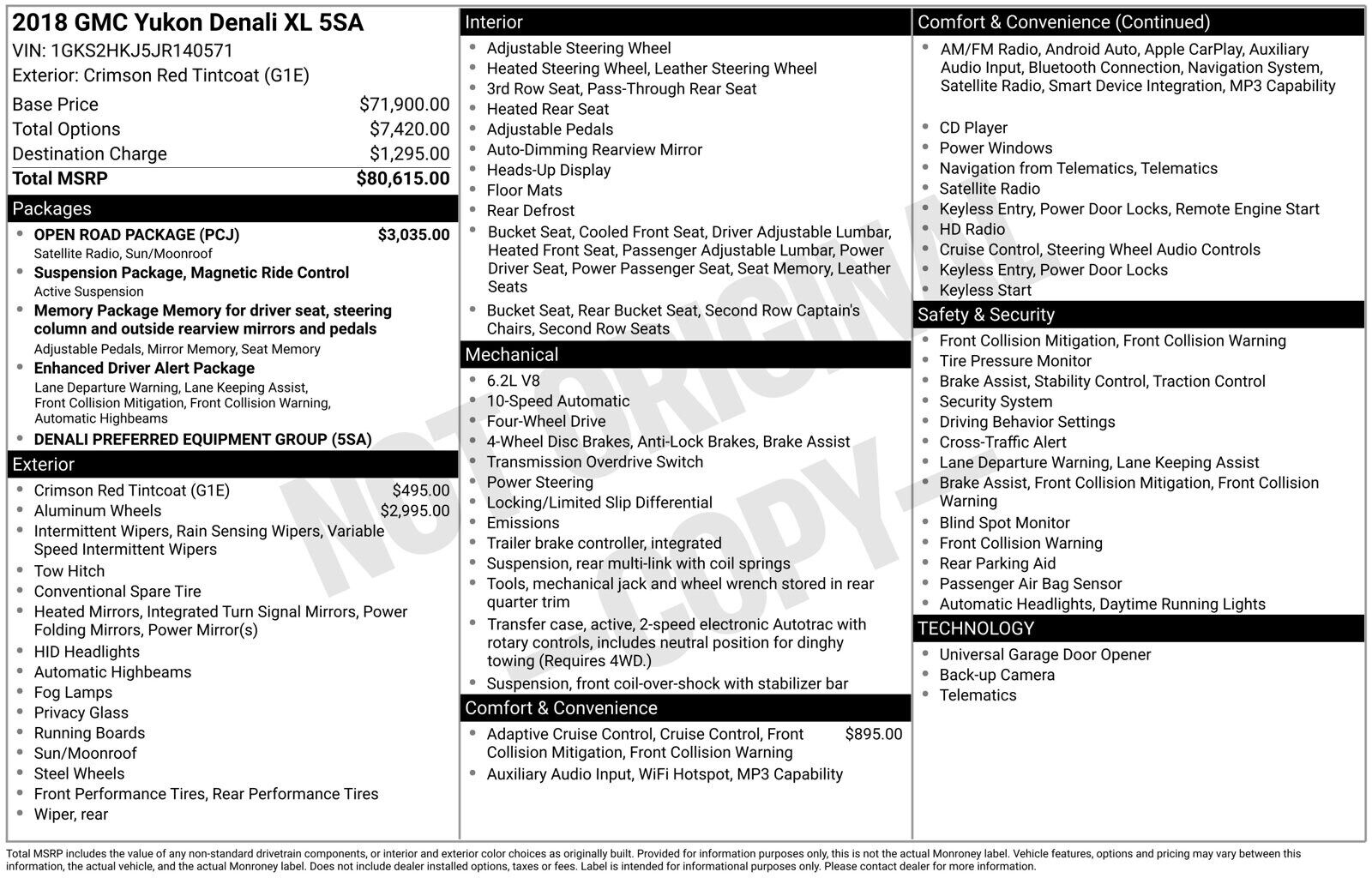 2018 GMC Yukon XL