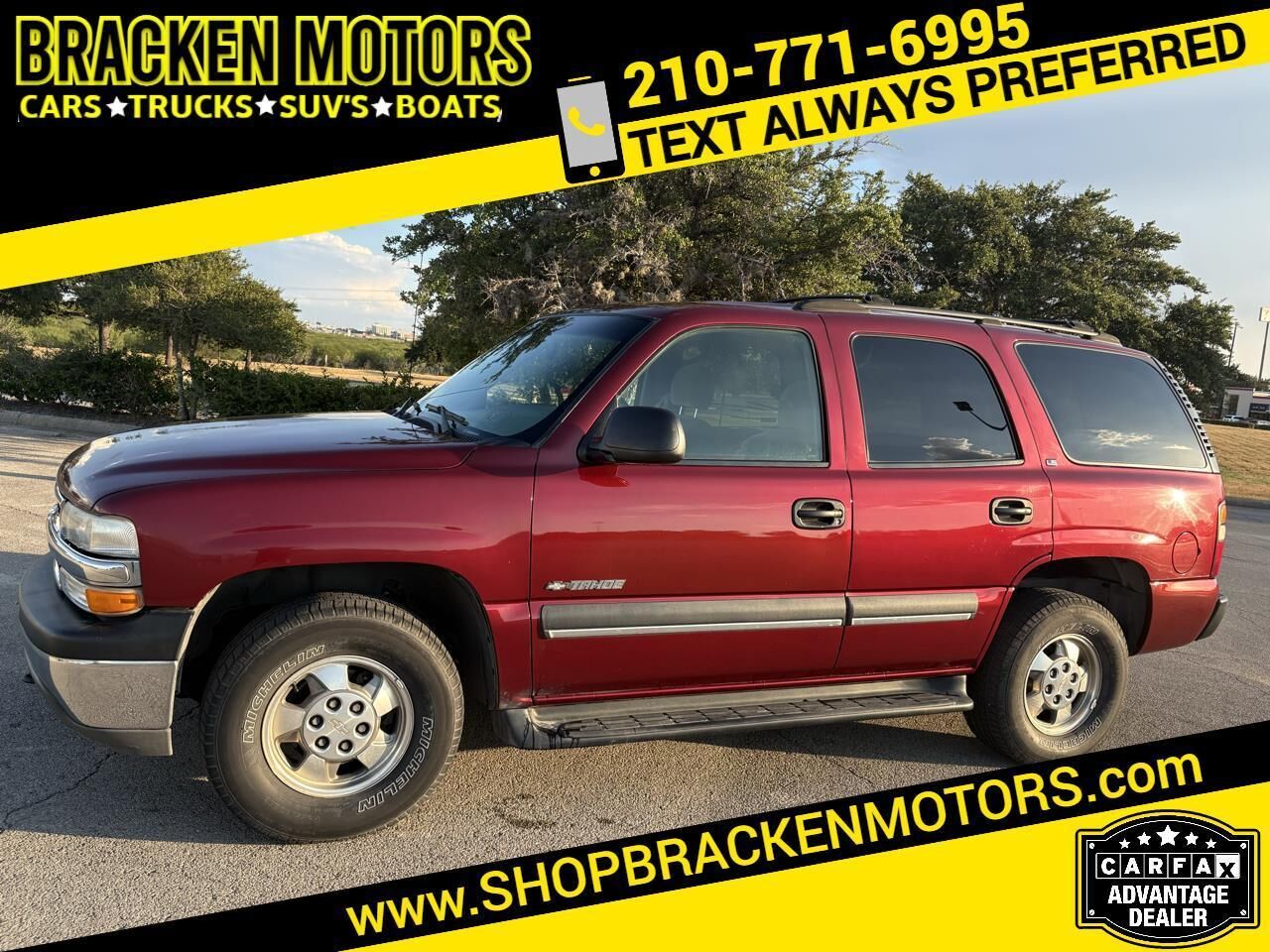 2002 CHEVROLET Tahoe
