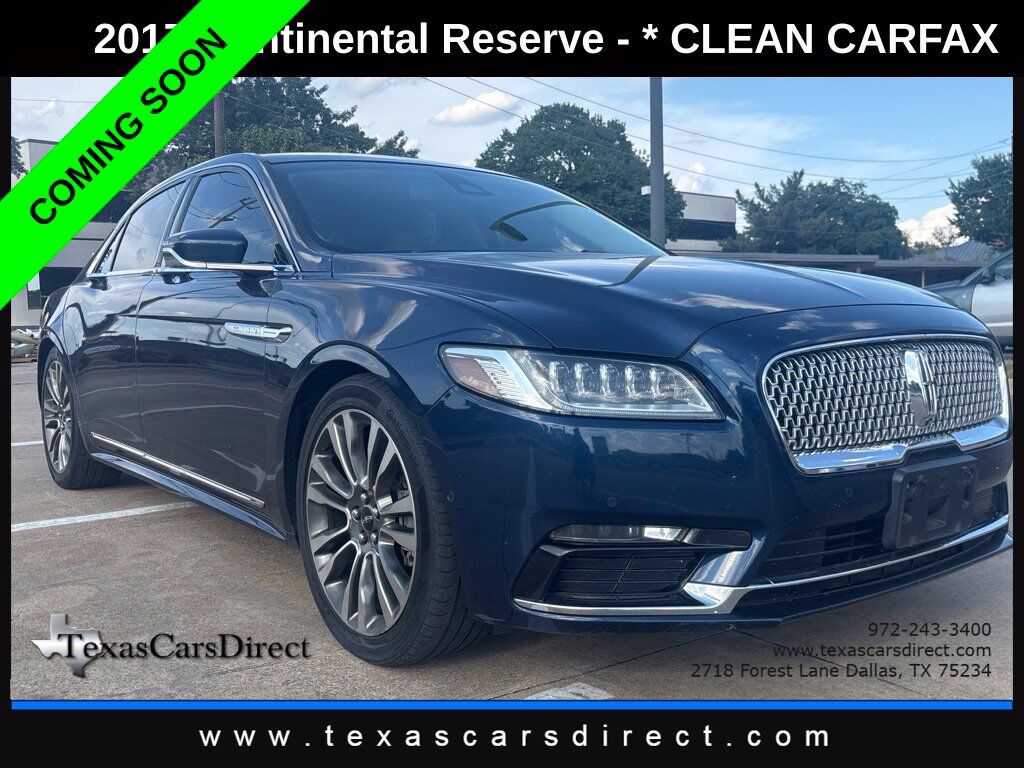 2017 LINCOLN Continental