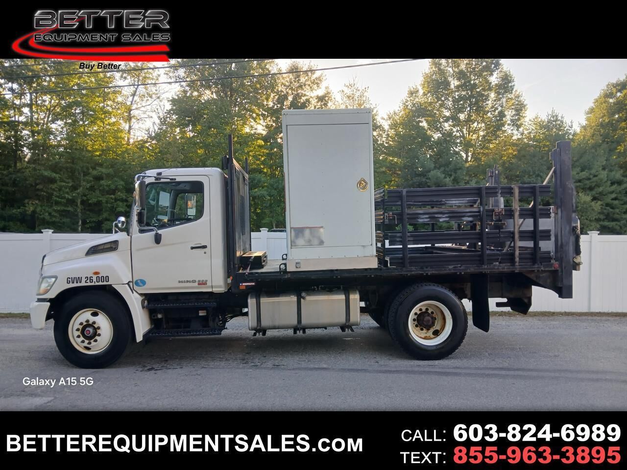 2012 HINO Incomplete Vehicle