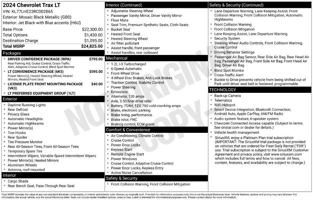 2024 CHEVROLET Trax