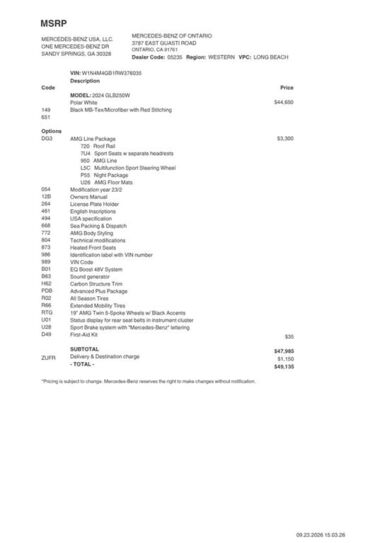 2024 Mercedes-Benz GLB-Class