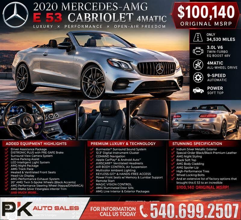 2020 MERCEDES-BENZ E-Class