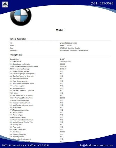 2018 BMW X1