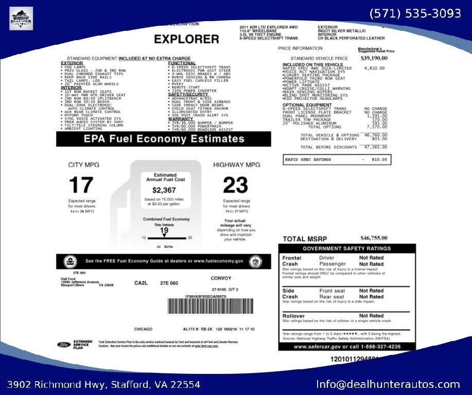 2011 FORD Explorer