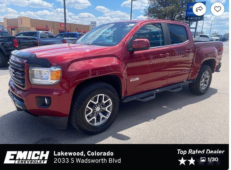 2018 GMC Canyon